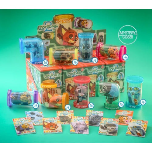 Disney Zootopia 2 Water Tube Cosbi Figure Series Hot Toys 3-Inch Mini-Figure